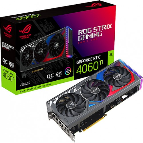 ASUS ROG Strix GeForce RTX 4060 Ti 8GB GDDR6 OC Edition - Gold One Computer